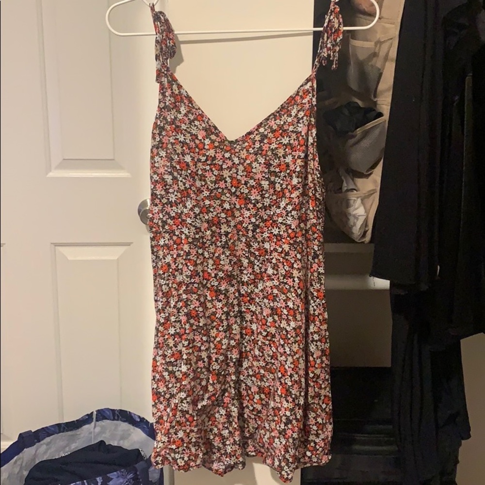 Floral romper.
